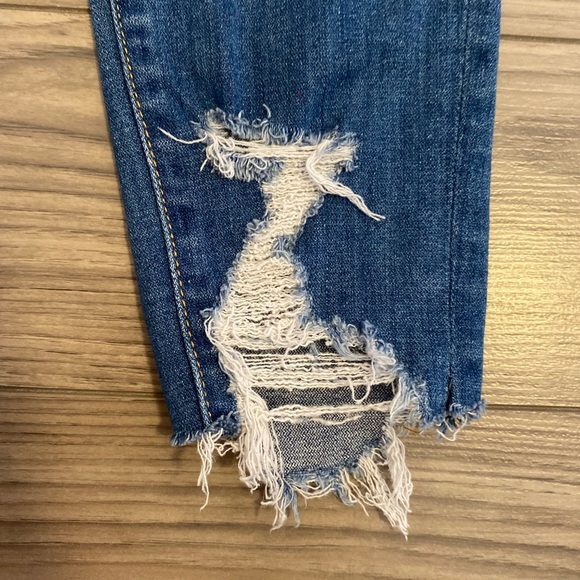 American Eagle distressed high waisted jeggings Sz 6 - Picture 5 of 11